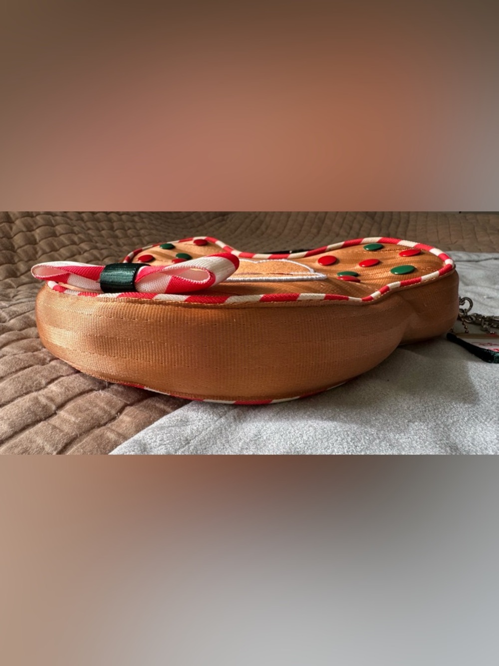 Harvey’s Gingerbread Mickey Convertible Crossbody - EUC - Picture 3 of 6